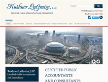 Tablet Screenshot of kl-cpa.com